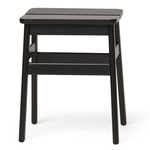 Angle Stool - Black Stained Beech