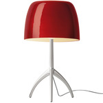 Lumiere Table Lamp - Aluminum / Cherry