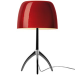 Lumiere Table Lamp - Black Chrome / Cherry