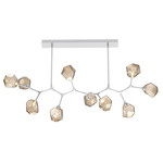 Gem Large Modern Branch Chandelier - Classic Silver / Bronze