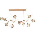 Gem Large Modern Branch Chandelier - Novel Brass / Bronze