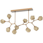 Gem Modern Branch Chandelier - Novel Brass / Bronze