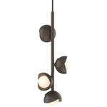 Brooklyn Vertical Pendant - Bronze / Dark Smoke