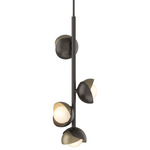 Brooklyn Vertical Pendant - Oil Rubbed Bronze / Soft Gold