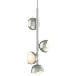 Brooklyn Vertical Pendant - Sterling / Vintage Platinum