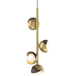 Brooklyn Vertical Pendant - Modern Brass / Bronze