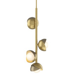Brooklyn Vertical Pendant - Modern Brass / Soft Gold