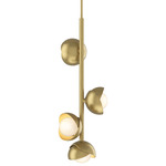 Brooklyn Vertical Pendant - Modern Brass / Modern Brass
