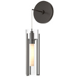 Exos Wall Sconce - Oil Rubbed Bronze / Clear / Opal
