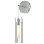 Exos Wall Sconce - Vintage Platinum / Clear / Opal