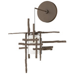 Tura Wall Sconce - Bronze / Cast Glass