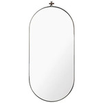 Dowel Capsule Mirror - Stainless Steel / Mirror