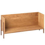 Stack Single Floor Shelf - Walnut / Oiled Oak