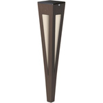 Lanai Outdoor Solar Torch Light - Corten / Frosted