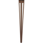 Lanai Outdoor Solar Torch Light - Corten / Frosted