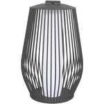 Mandalay Outdoor Solar Floor Lamp - Space Grey