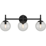 Auresa Bathroom Vanity Light - Coal / Clear