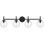 Auresa Bathroom Vanity Light - Coal / Clear