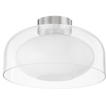 Giovanna Ceiling Light - Polished Nickel / Clear