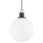 Beverly Pendant - Old Bronze / Opal