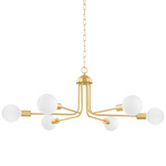 Blakely Chandelier - Aged Brass