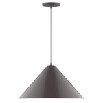 Axis Pinnacle Cord Hung Pendant - Architectural Bronze