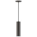 Axis Beam Cord Hung Cylinder Pendant - Architectural Bronze