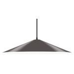 Axis Shallow Cone Pendant - Architectural Bronze