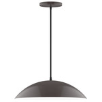 Axis Plateau Cord Hung Pendant - Architectural Bronze