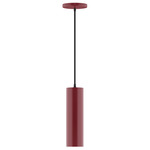 Axis Beam Cord Hung Cylinder Pendant - Barn Red
