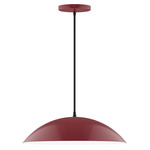 Axis Plateau Cord Hung Pendant - Barn Red
