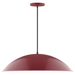 Axis Plateau Cord Hung Pendant - Barn Red