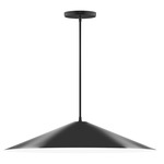 Axis Shallow Cone Pendant - Black