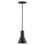 Axis Flare Cord Hung Pendant - Black