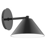 Axis Cone Straight Arm Wall Light - Black