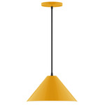 Axis Pinnacle Cord Hung Pendant - Bright Yellow