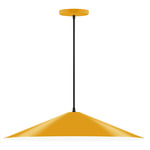 Axis Vessel Cord Hung Pendant - Bright Yellow