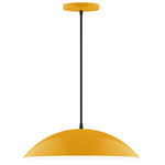 Axis Half Dome Pendant - Bright Yellow