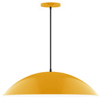 Axis Plateau Cord Hung Pendant - Bright Yellow