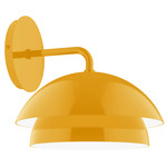 Nest Curved Arm Wall Light - Bright Yellow