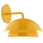 Nest Curved Arm Wall Sconce - Bright Yellow