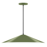 Axis Shallow Cone Pendant - Fern Green