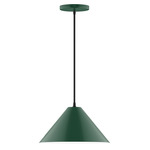 Axis Cone Pendant - Forest Green