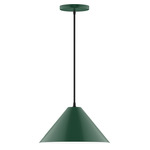Axis Pinnacle Cord Hung Pendant - Forest Green