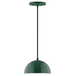 Axis Dome Pendant - Forest Green