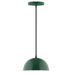 Axis Arcade Cord Hung Pendant - Forest Green