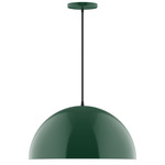 Axis Arcade Cord Hung Pendant - Forest Green