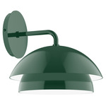 Nest Curved Arm Wall Sconce - Forest Green