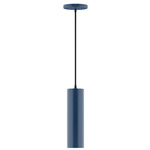 Axis Beam Cord Hung Cylinder Pendant - Navy