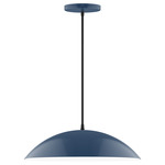 Axis Plateau Cord Hung Pendant - Navy